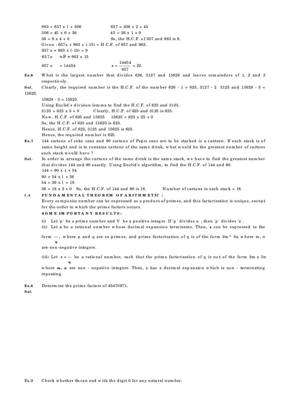 Study Material For Class X Mathematics - Page 3