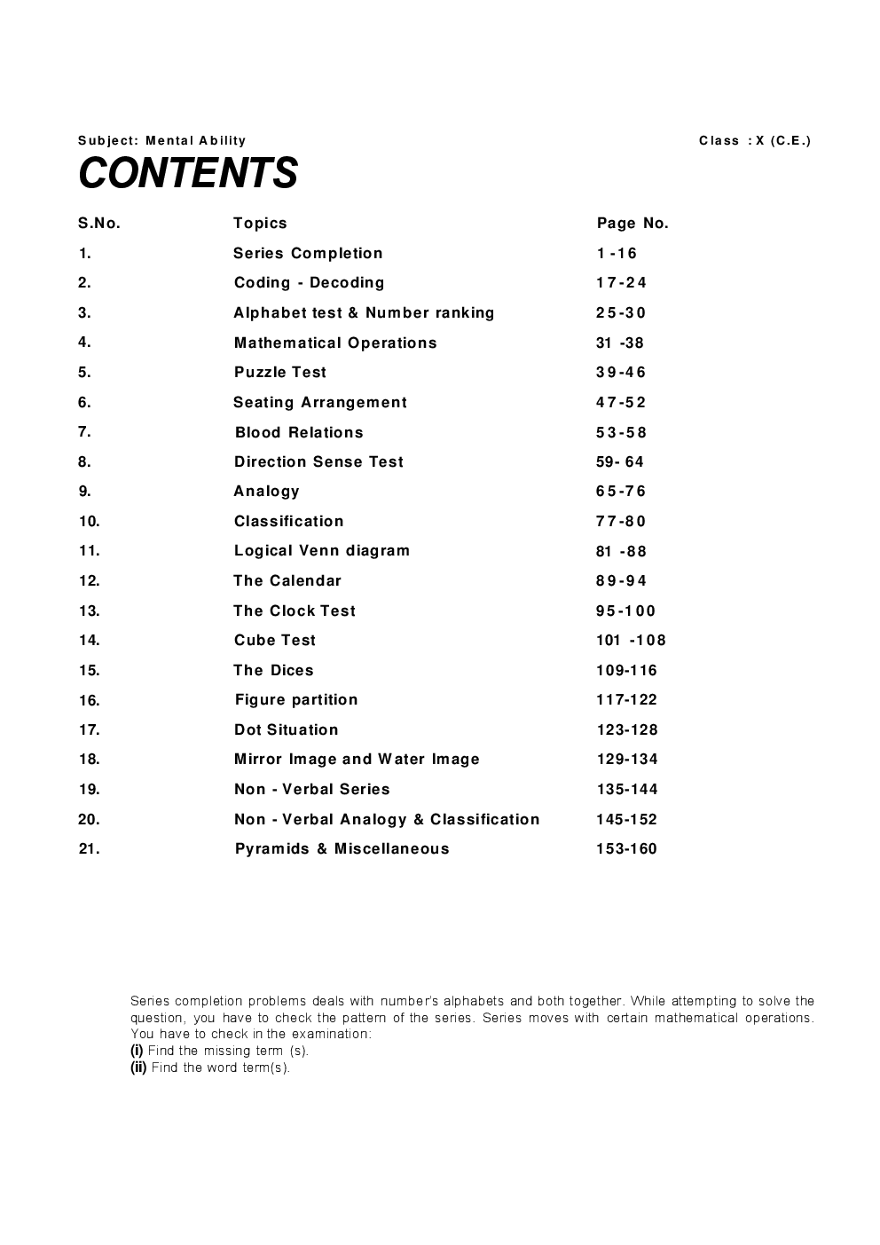 Study Material For Class X Mental Ability - Page 2