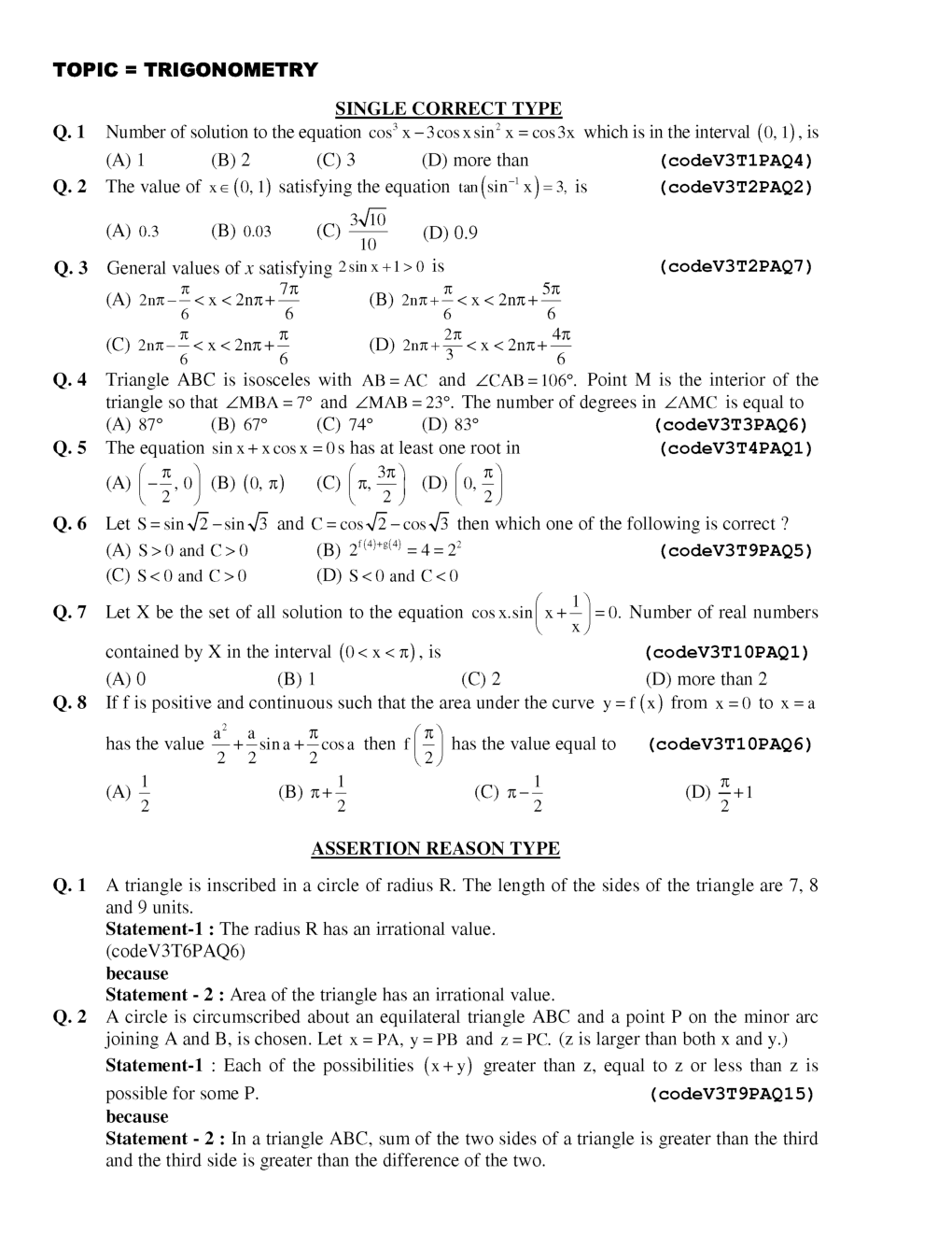 Trigonometry Solved Question For 11 & 12 - Page 2