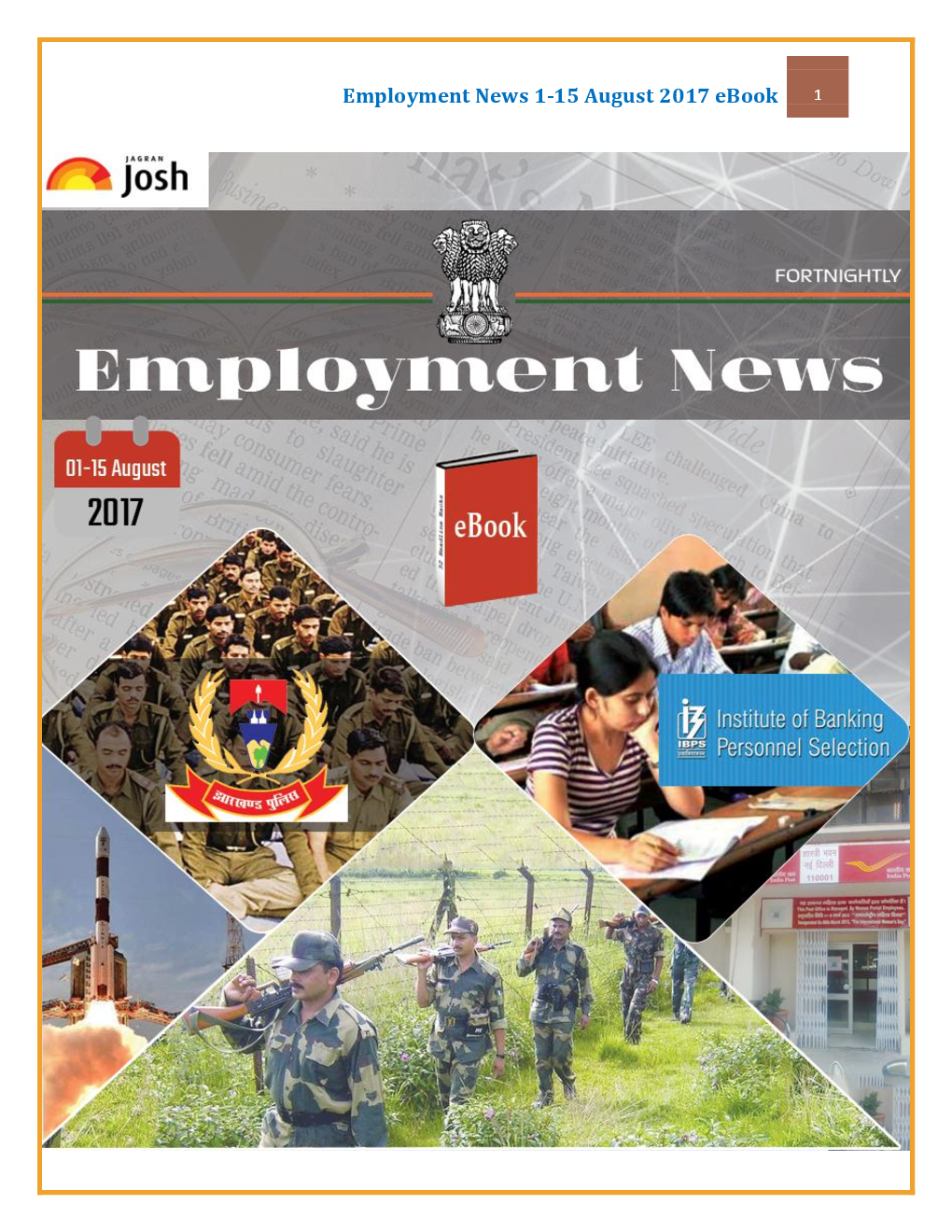 Employment News 1-15 August 2017 Ebook - Page 2