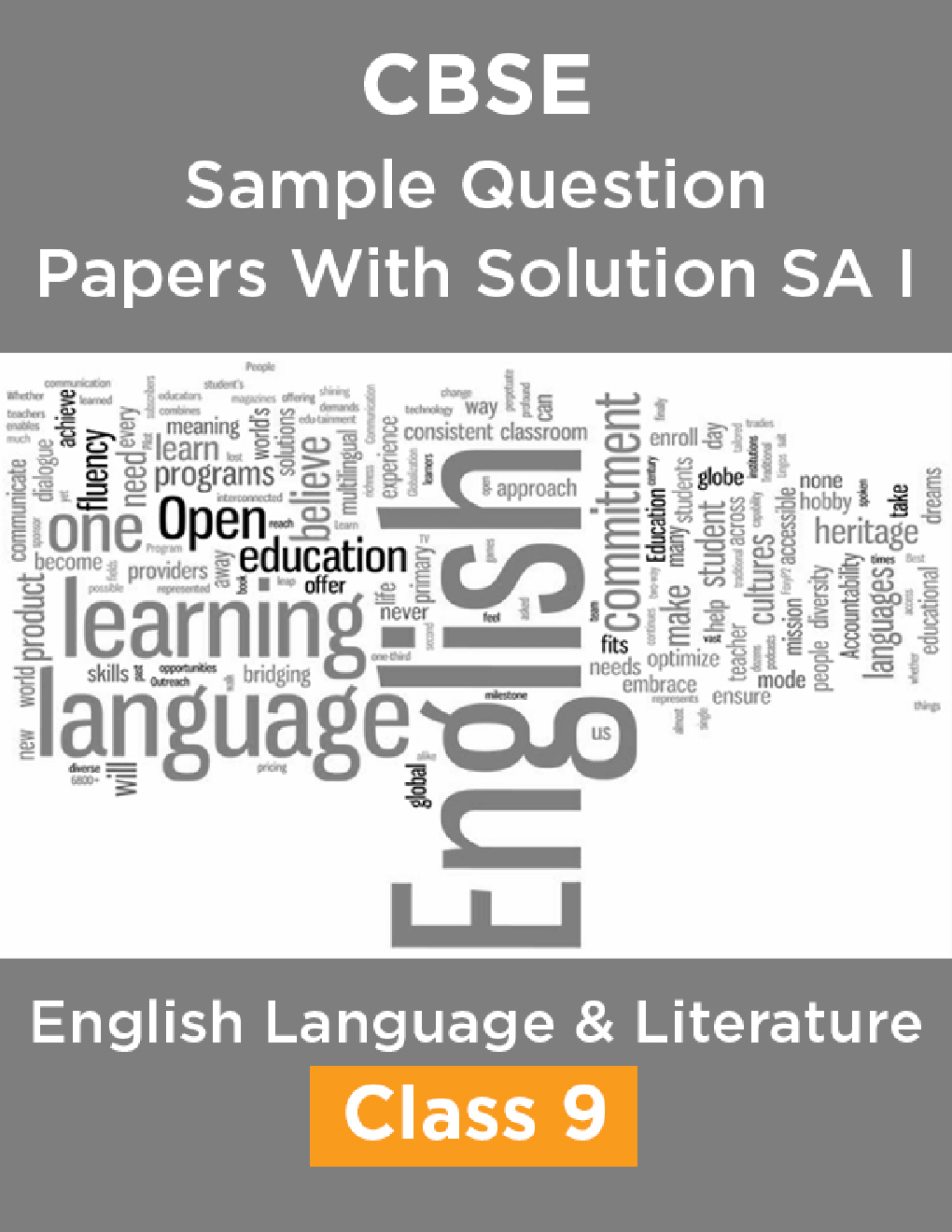 CBSE Sample Question Papers With Solution SA I For English Language And Literature Class 9 - Page 1
