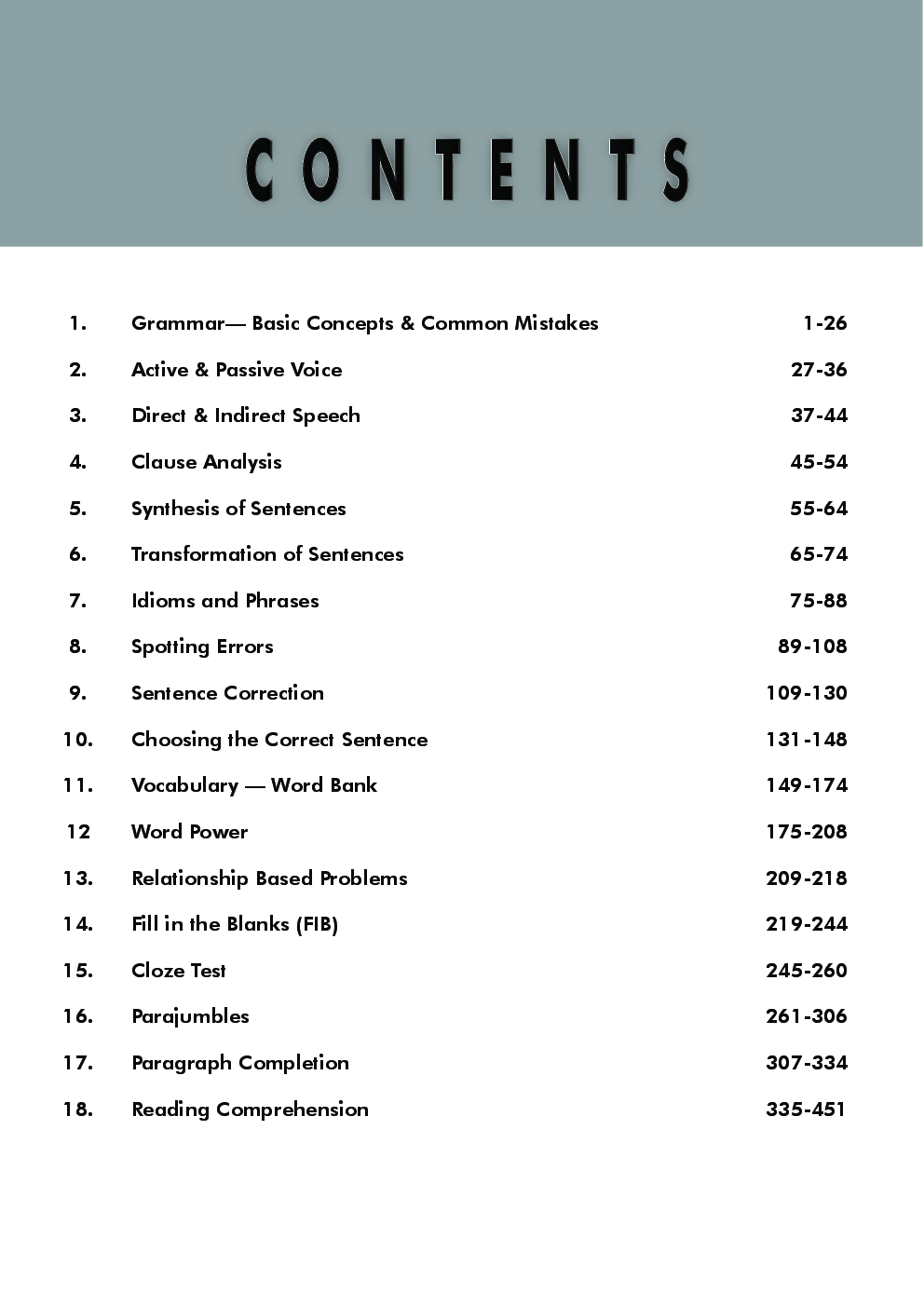 SSC English Language Guide For CGL CHSL MTS GD Constable - Page 4