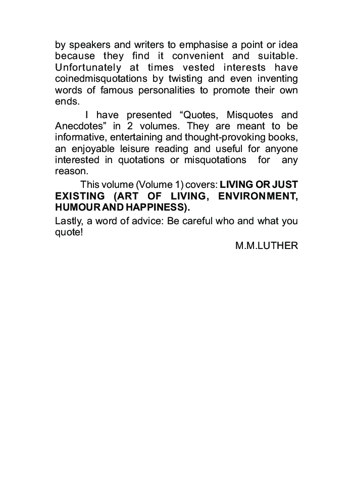 Quotes, Misquotes And Anecdotes Vol-I - Page 5