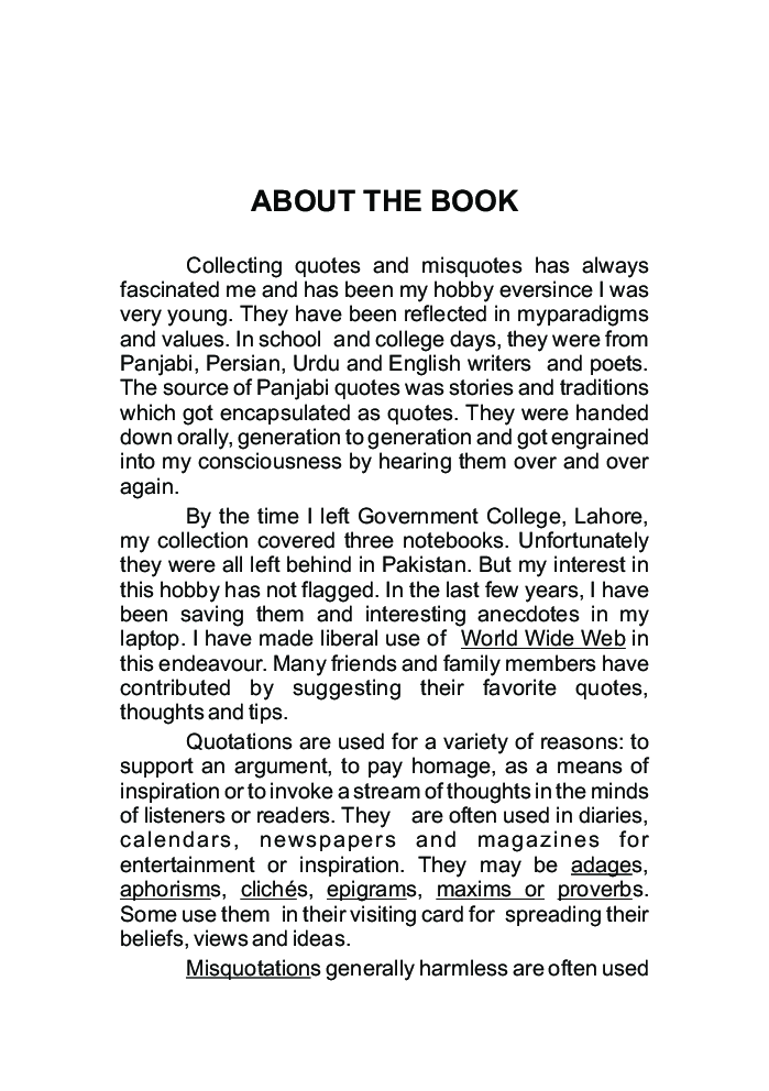 Quotes, Misquotes And Anecdotes Vol-II - Page 4