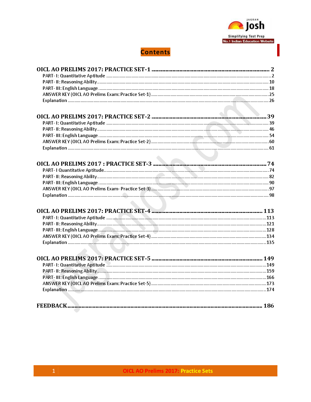 OICL AO Prelims Practice Sets E-Book - Page 2