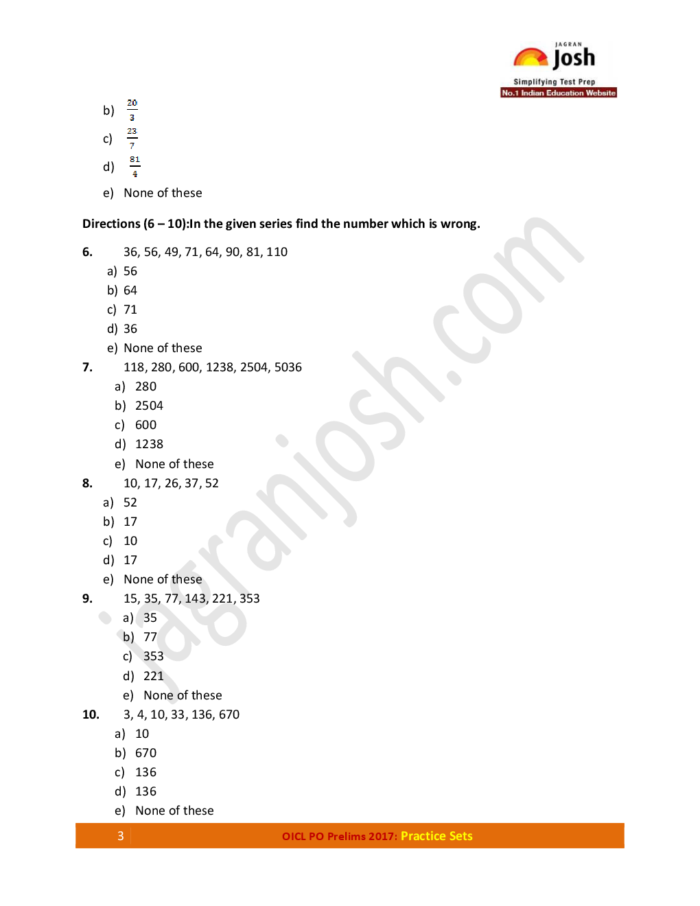 OICL AO Prelims Practice Sets E-Book - Page 4