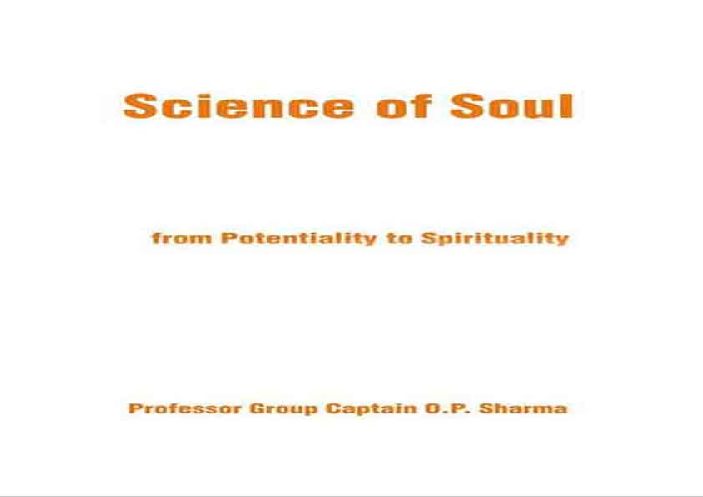 Science Of Soul - Page 1