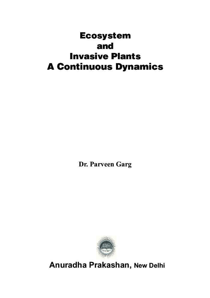 Ecosystem And Invasive Plants A Continous Dynamics - Page 2