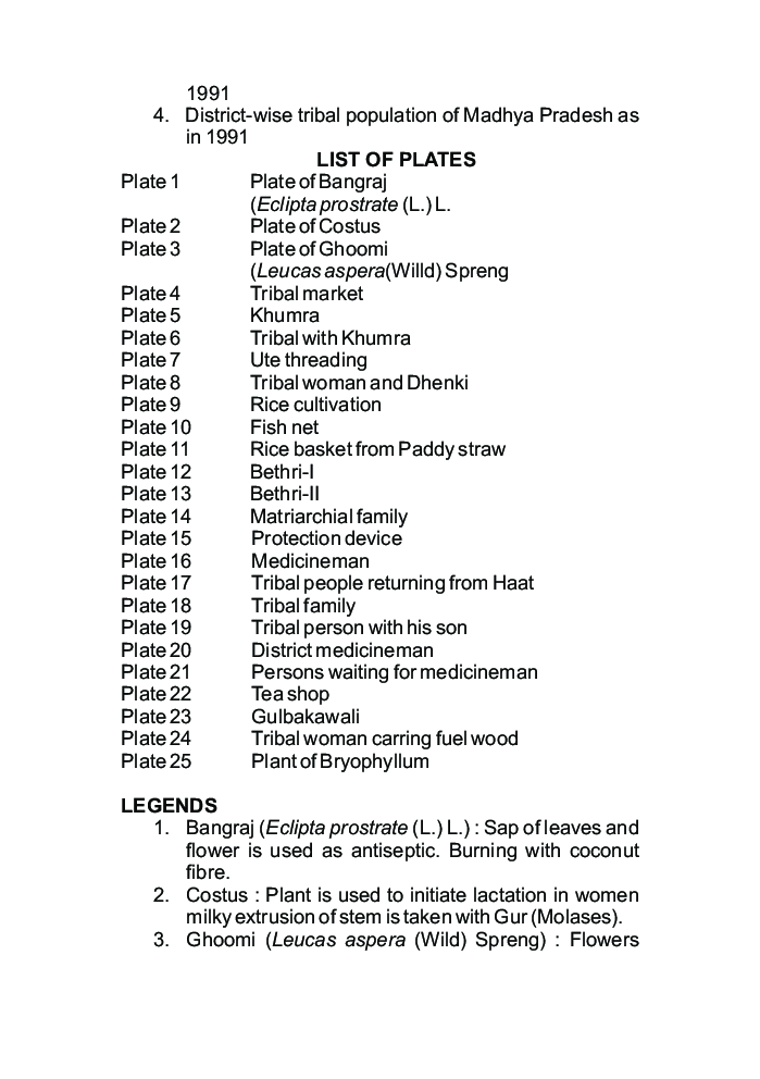 Medicinal Plants Of Madhya Pradesh Ethnobotanical Survey - Page 5