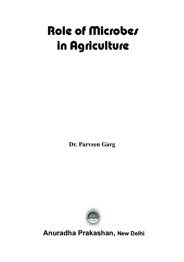 Role Of Microbes In Agriculture - Page 2