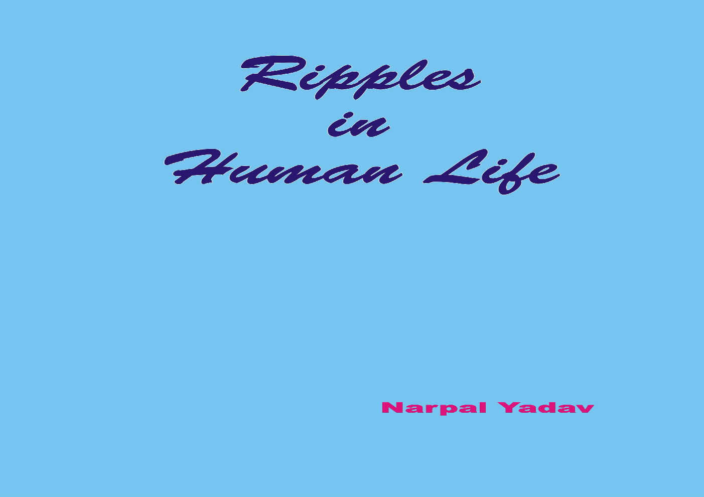 Ripples In Human Life - Page 1