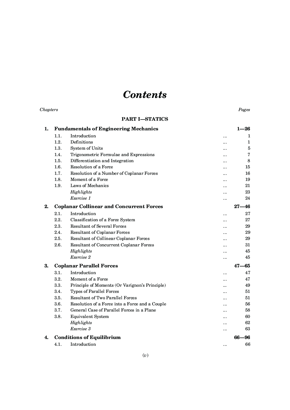 A Textbook Of Engineering Mechanics - Page 4