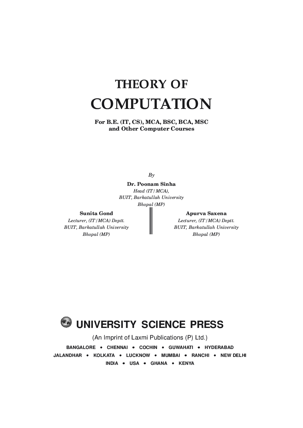 Theory Of Computation - Page 5