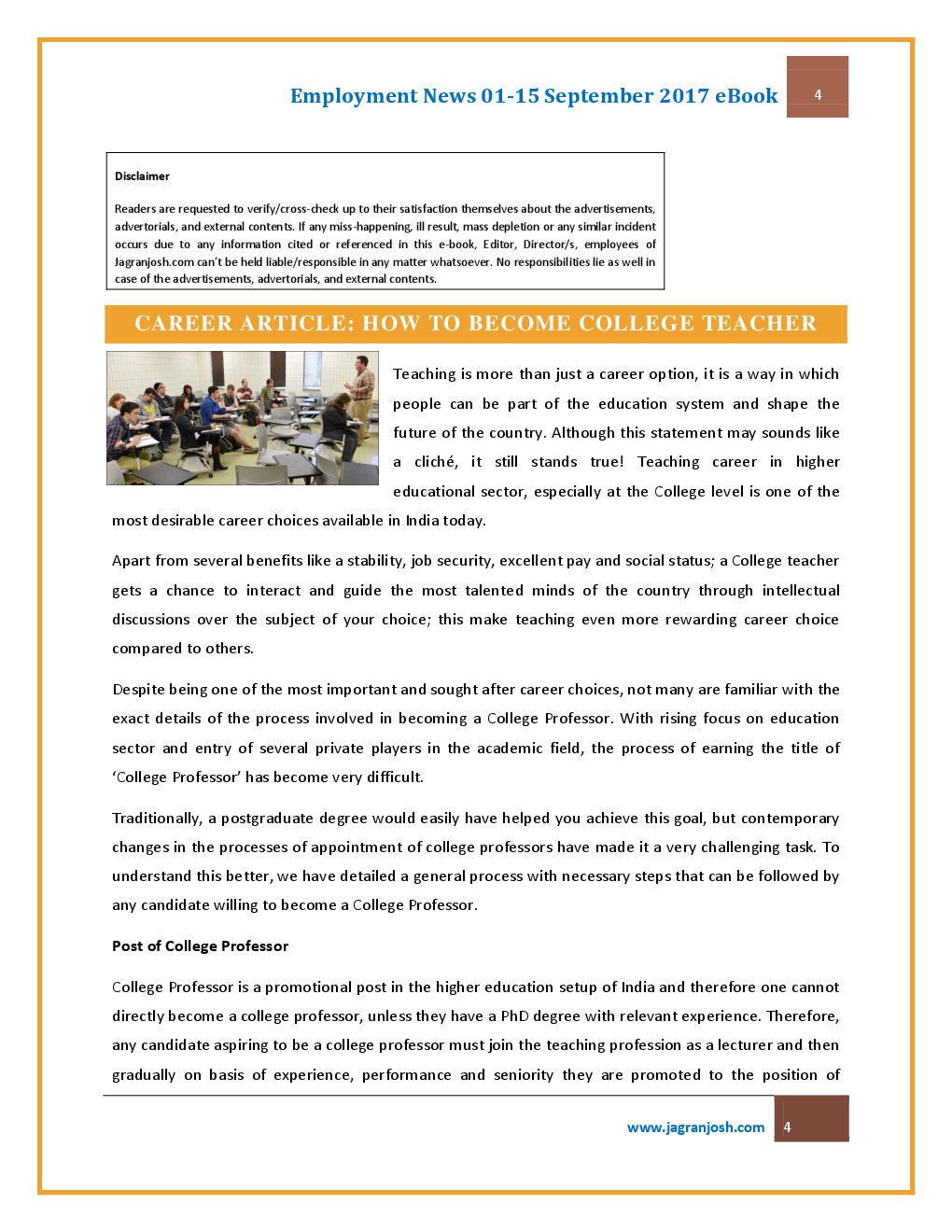 Employment News 1-15 September 2017 - Page 5