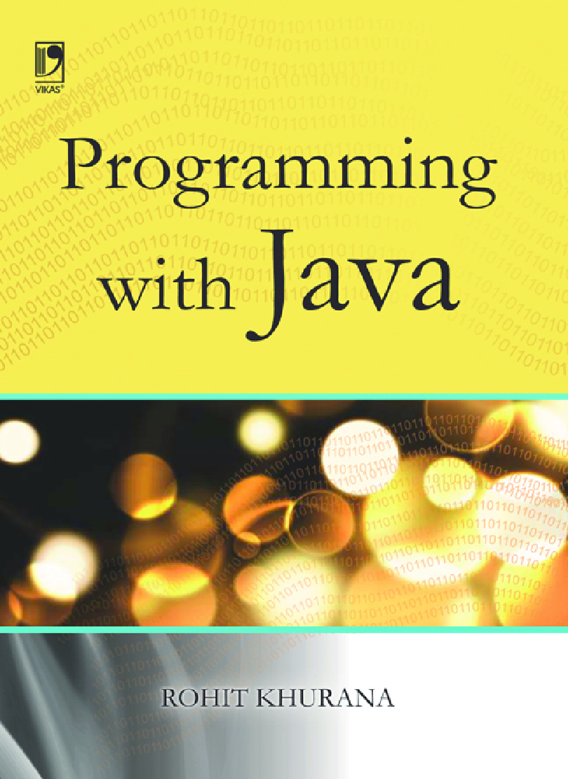 Download Programming With Java by Rohit Khurana PDF Online