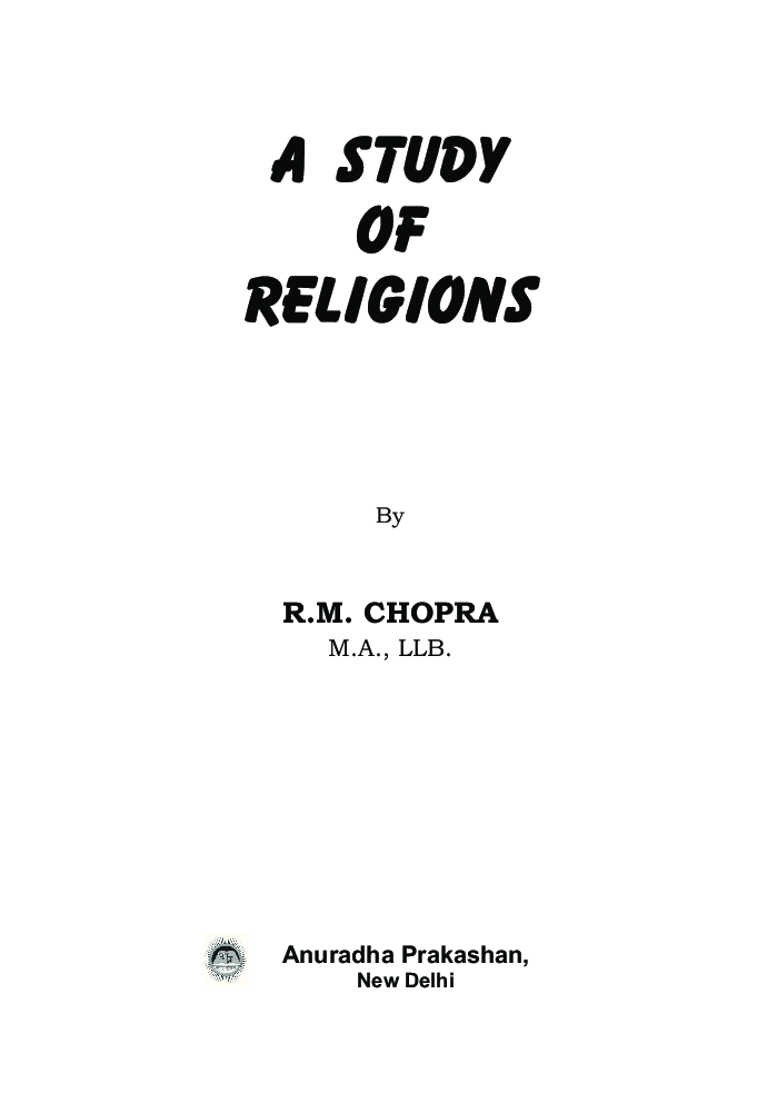 A Study Of Religions - Page 3