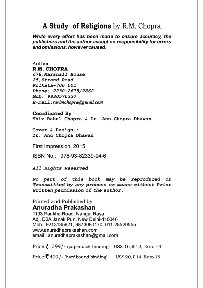 A Study Of Religions - Page 4