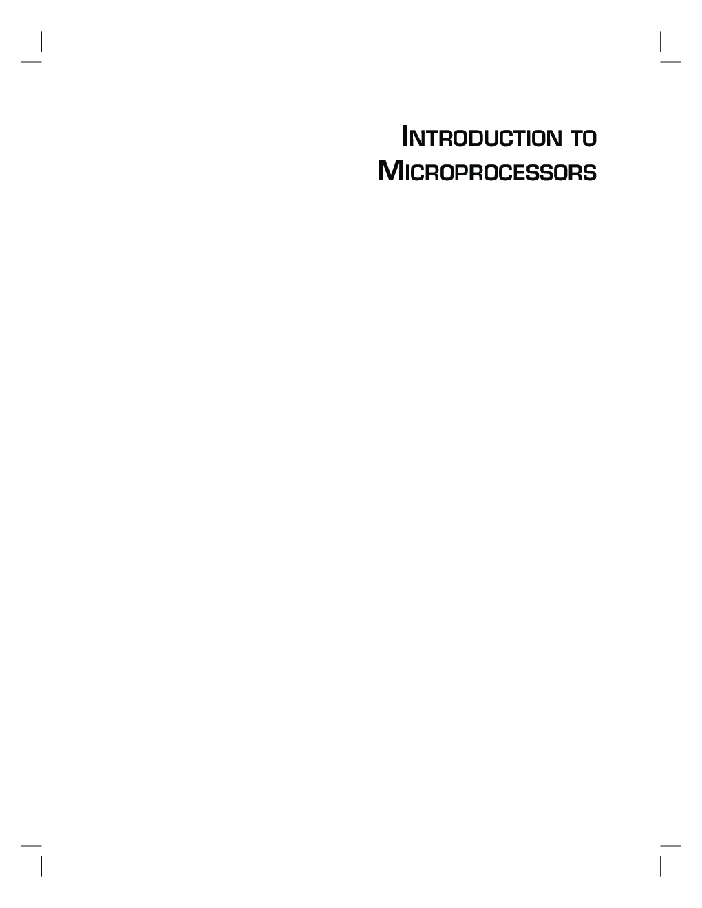Introduction To Microprocessor - Page 2