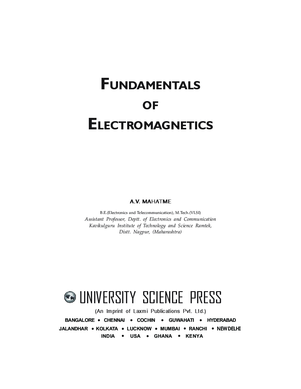 Fundamental Of Electromagnetics - Page 4