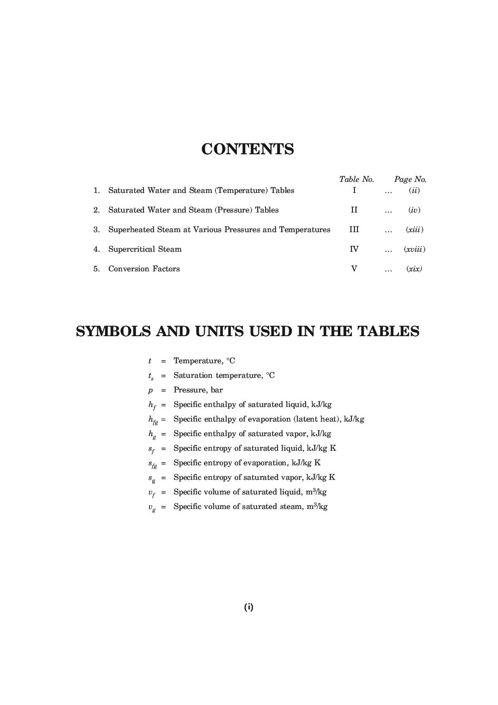 Steam Tables And Mollier Diagrams (S. I. Units) - Page 4