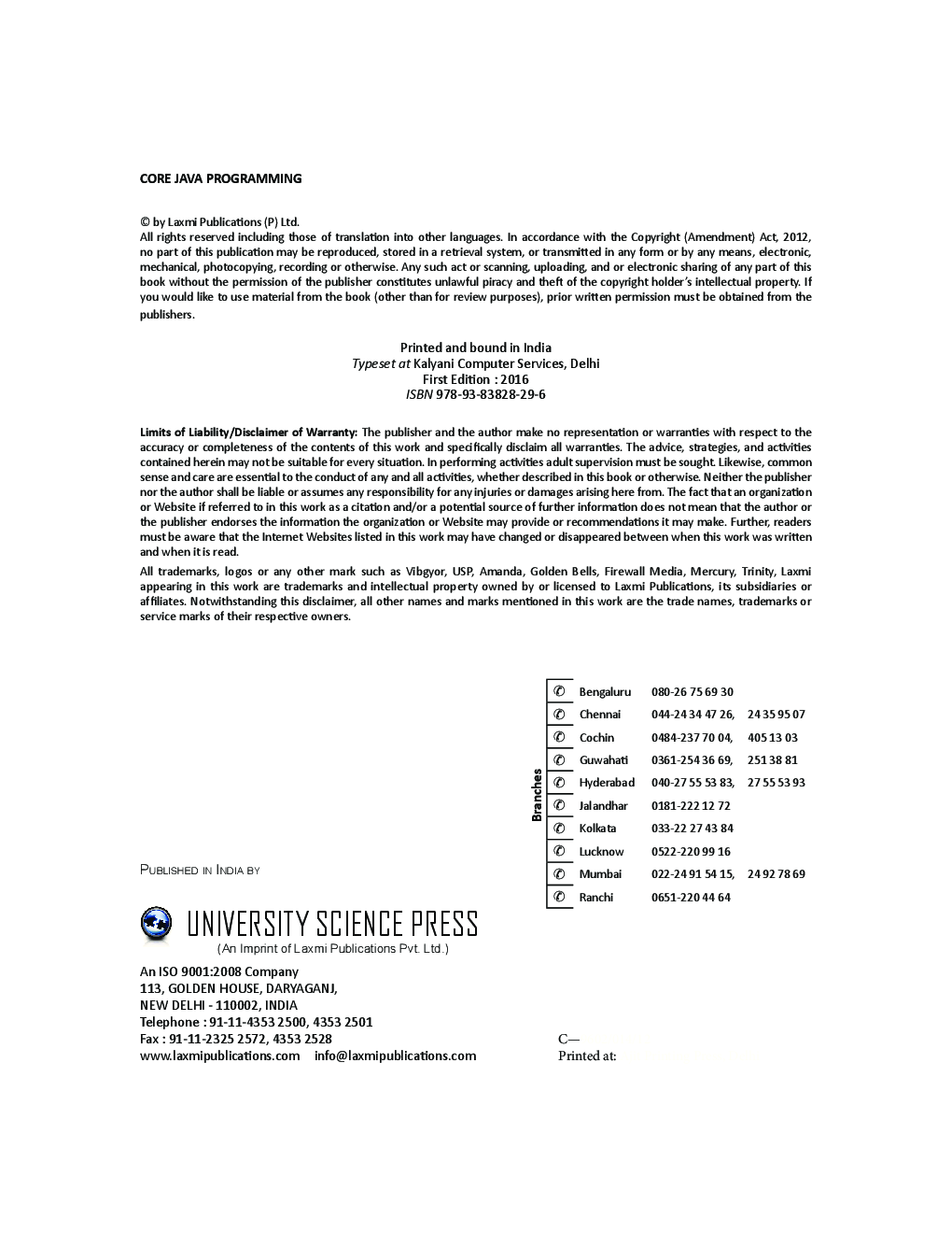 Core Java Programming - Page 5