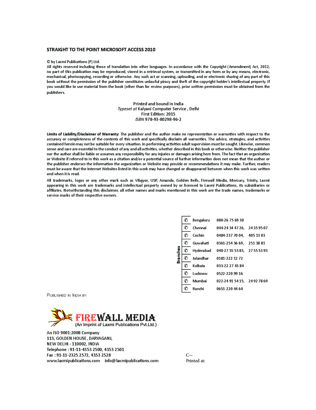 Straight To The Point - Microsoft Access 2010 - Page 5