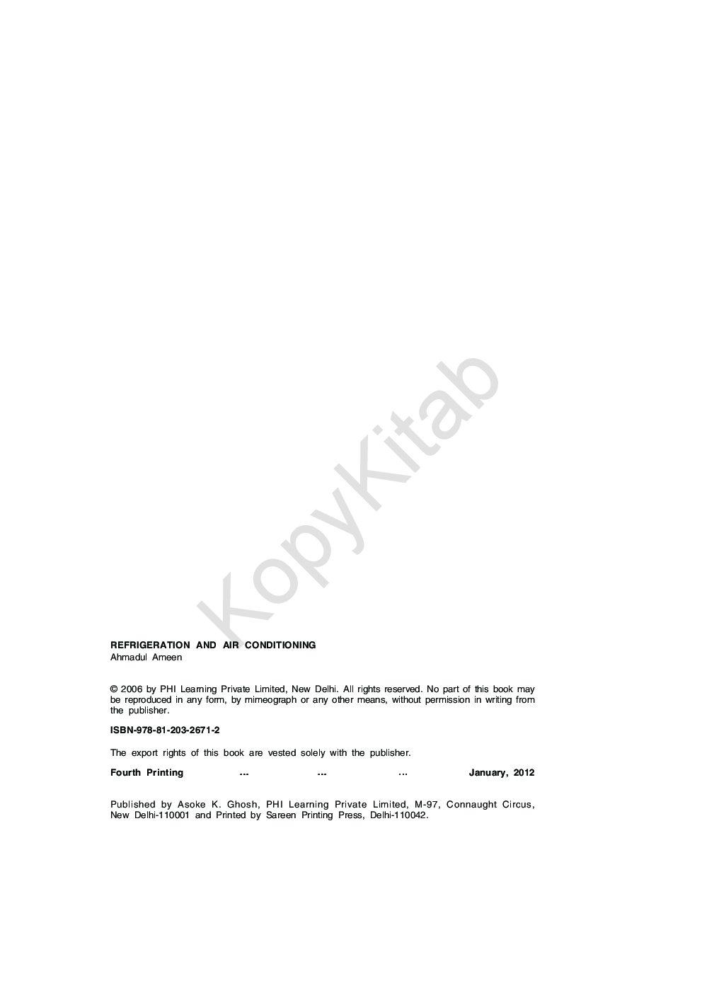 Refrigeration And Air Conditioning - Page 3