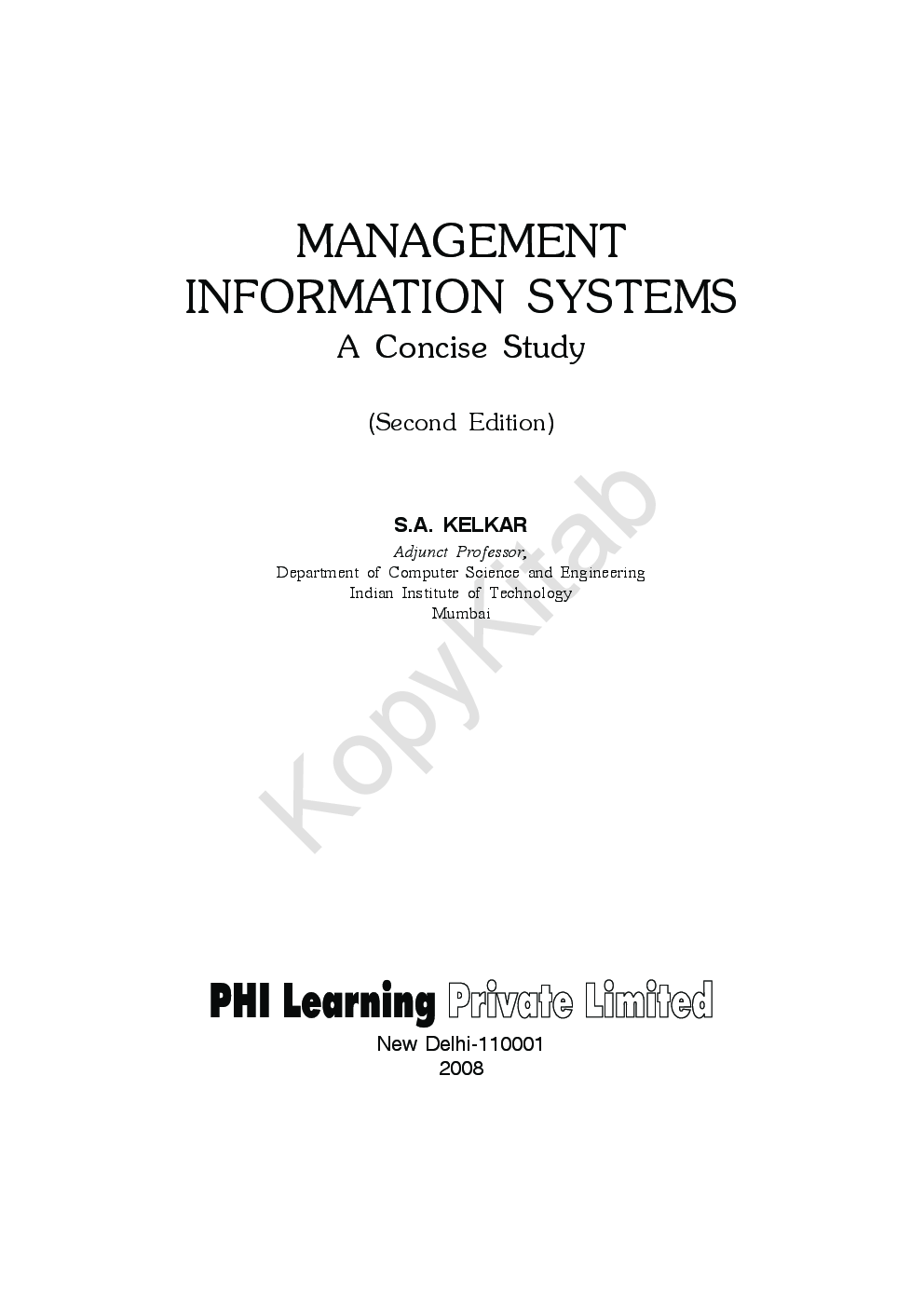 Management Information Systems: A Concise Study - Page 3