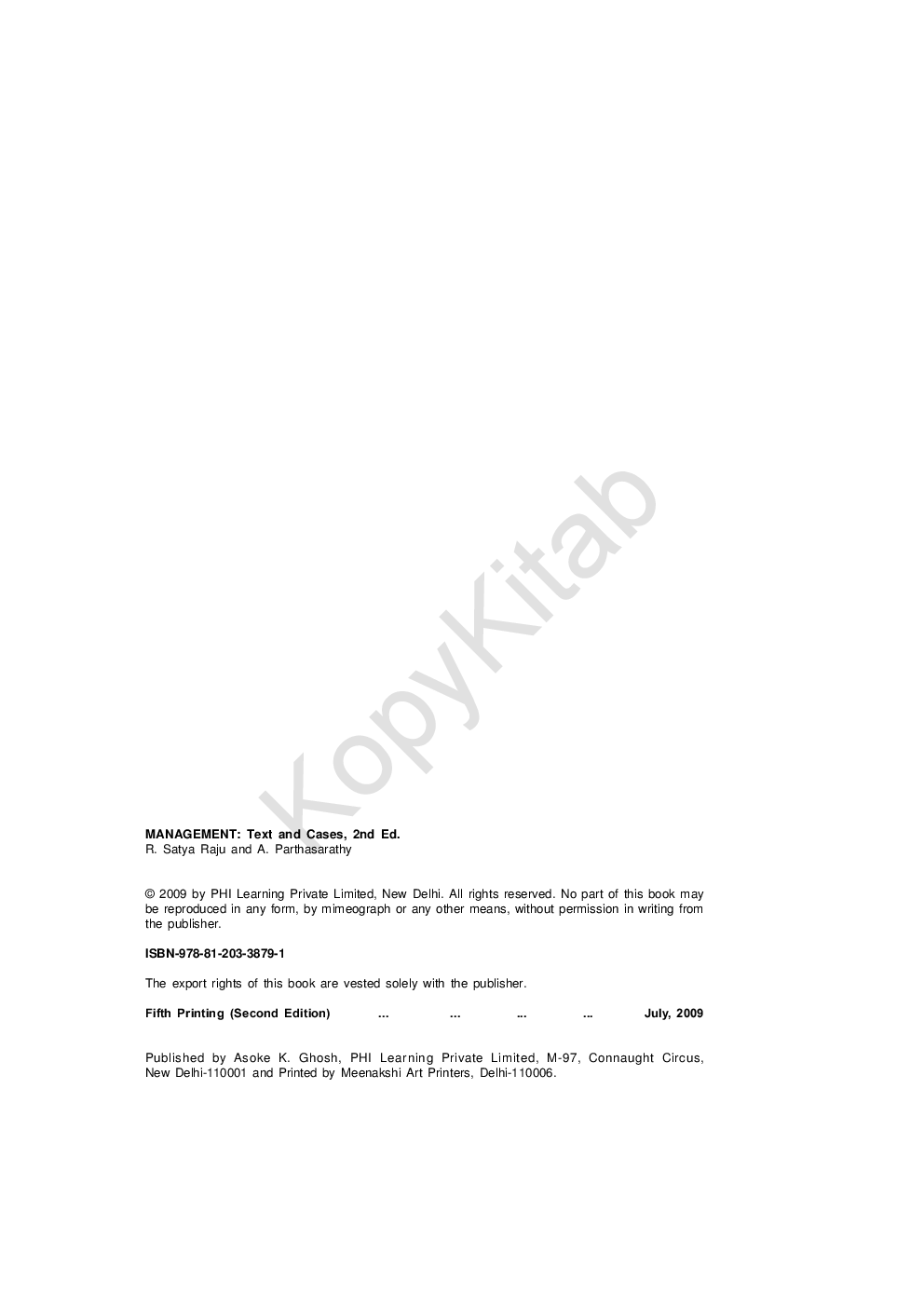 Management: Text And Cases - Page 3