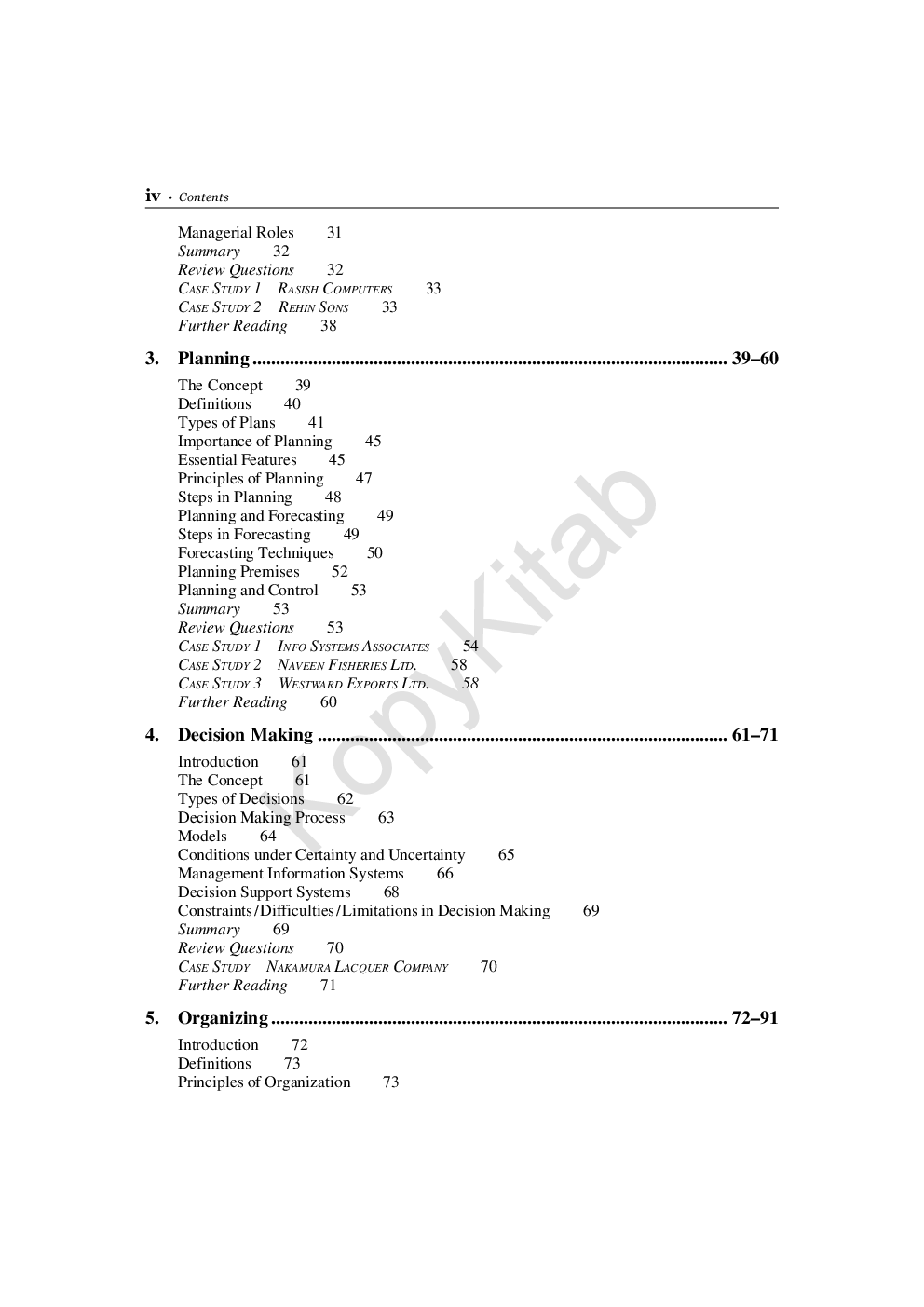 Management: Text And Cases - Page 5