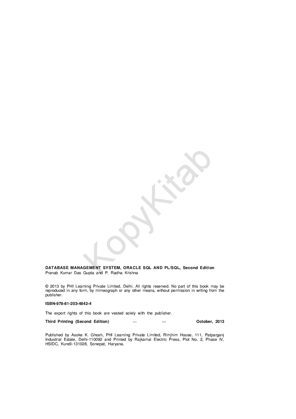 Database Management System Oracle Sql And Pl / Sql - Page 3