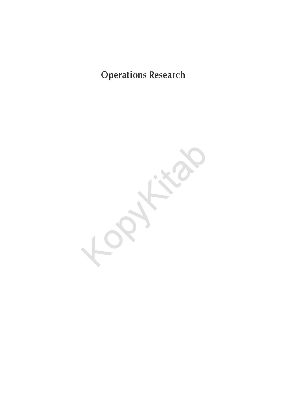 Operations Research: Principles And Applications - Page 2