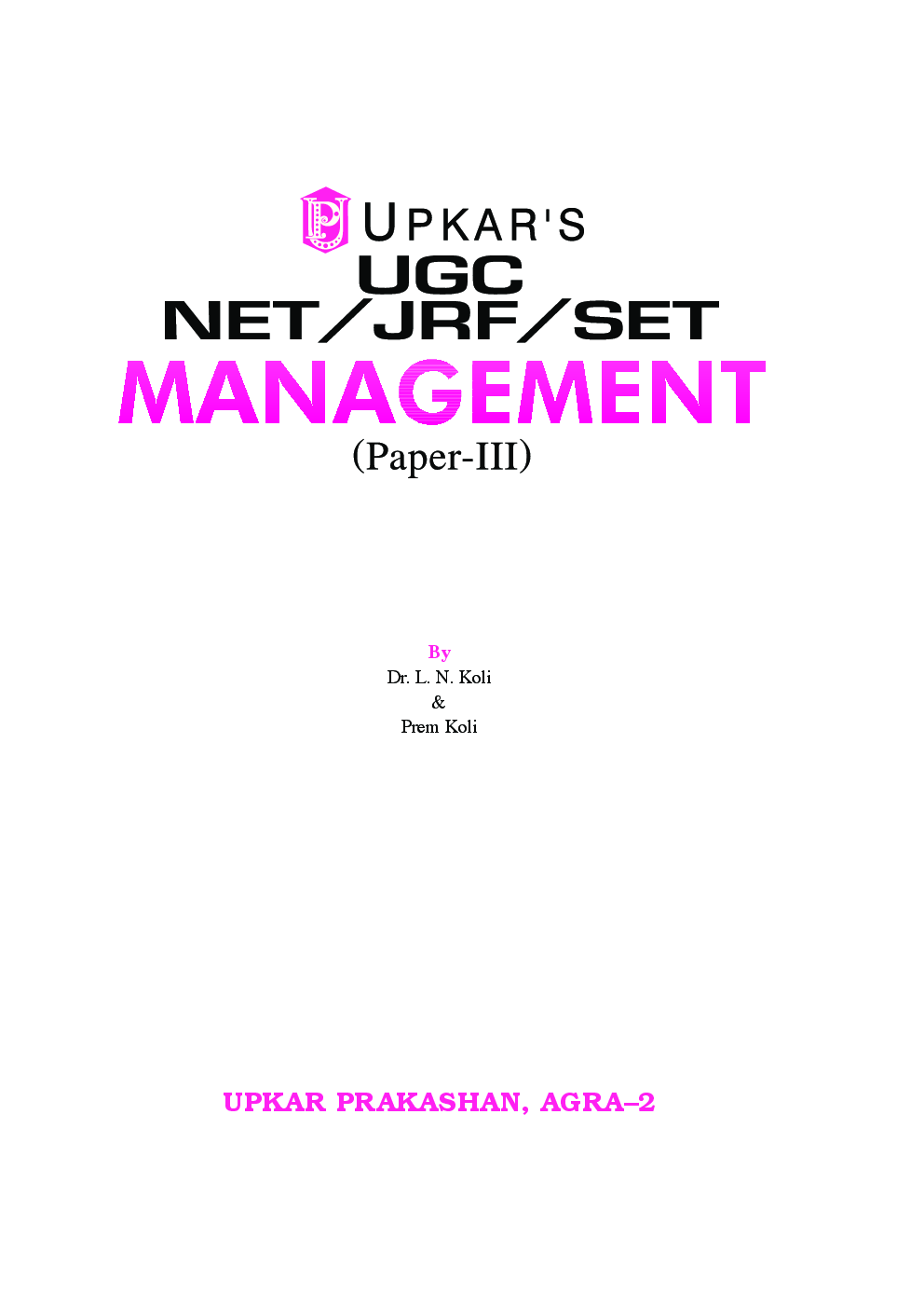 UGC NET /JRF /SET Management (Paper-III) - Page 2