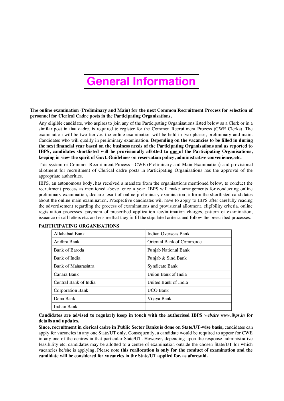Bank Clerical Cadre Preliminary Examination - Page 5