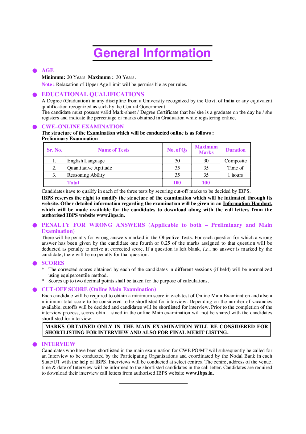 Bank PO /MT Preliminary Exam - Page 5