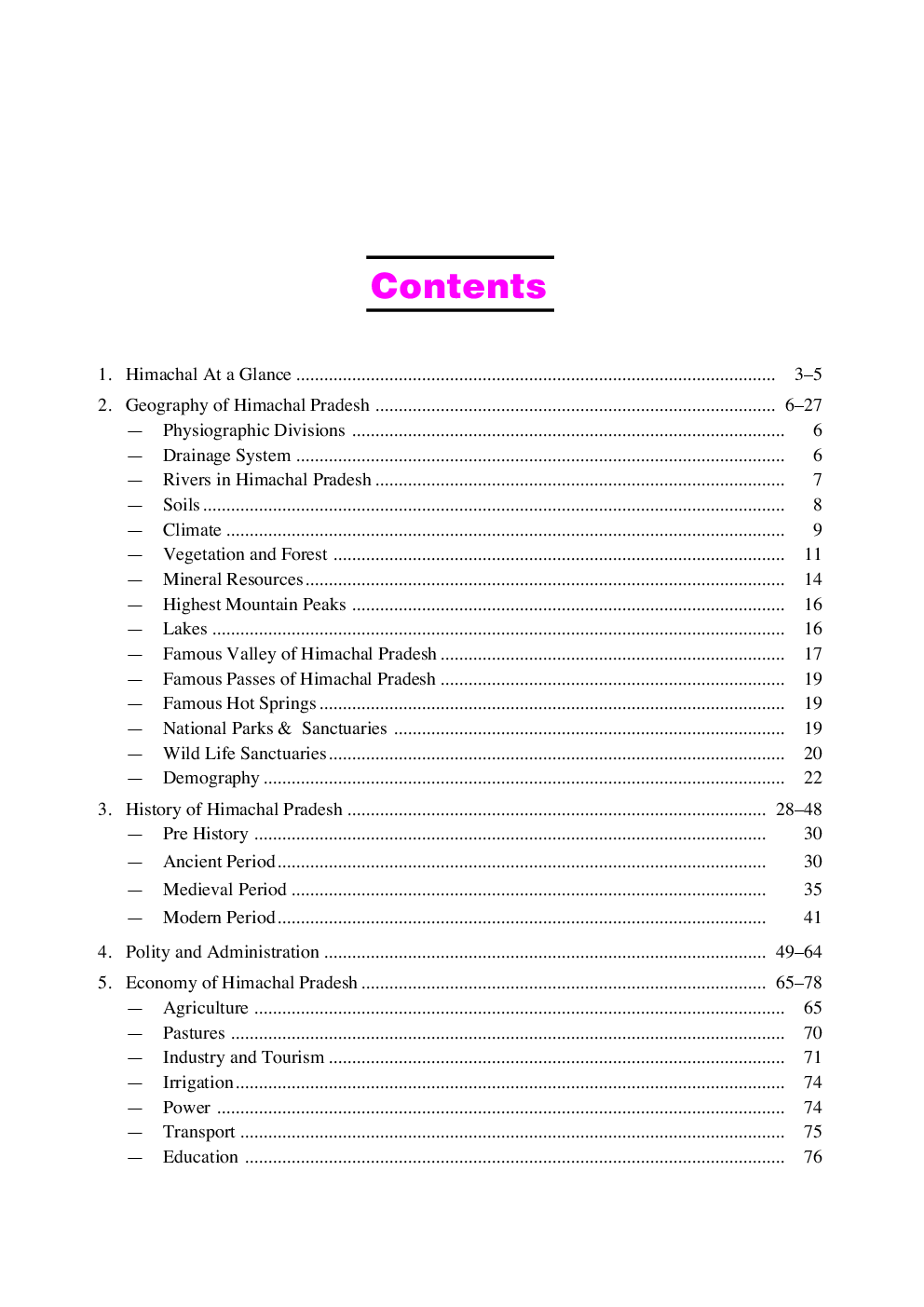 Himachal Pradesh General Knowledge At a Glance - Page 4