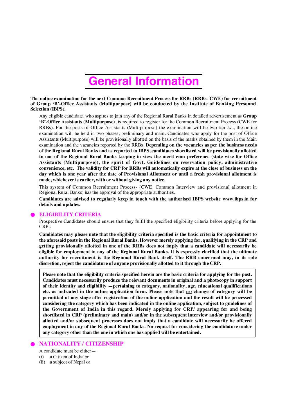 Regional Rural Banks Office Assistants Preliminary Exam - Page 5