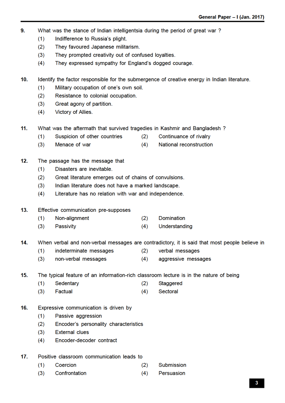 UGC NET Solved General Paper I For 2016-17 - Page 4