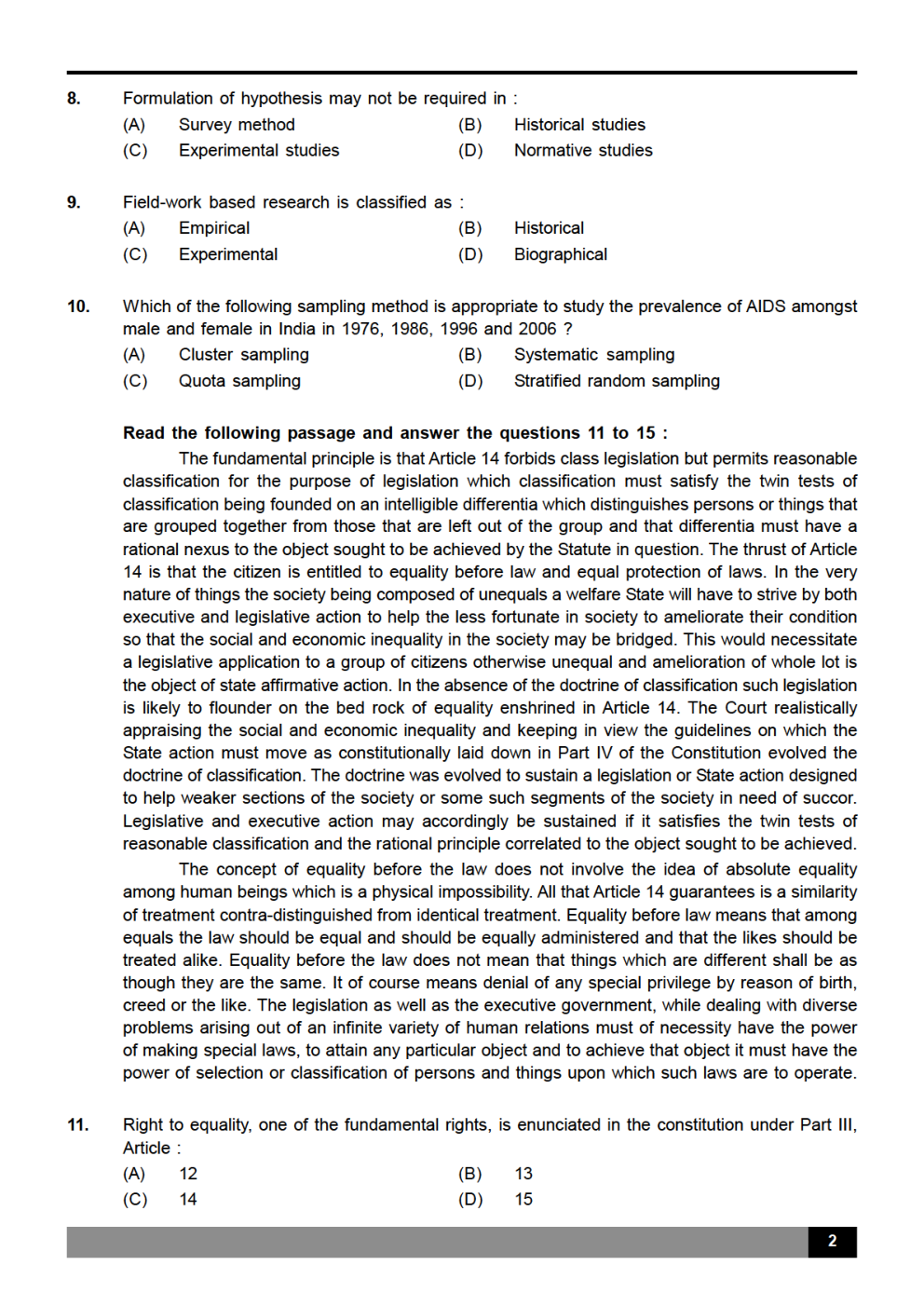 UGC NET Solved Model Question Paper And Theory Content For Commerce - Page 3
