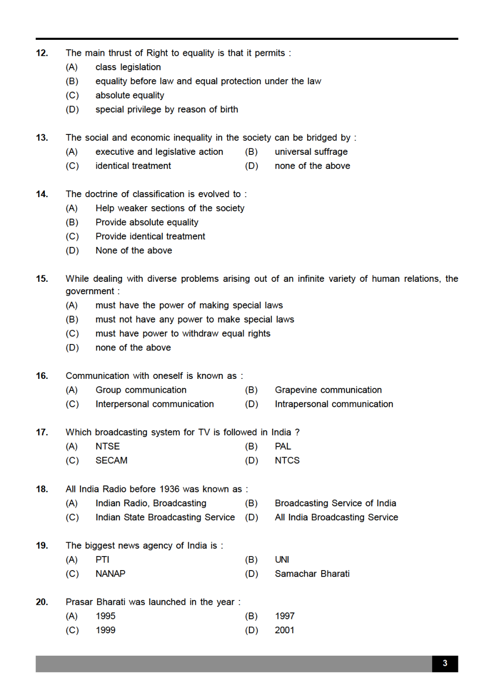UGC NET Solved Model Question Paper And Theory Content For Commerce - Page 4