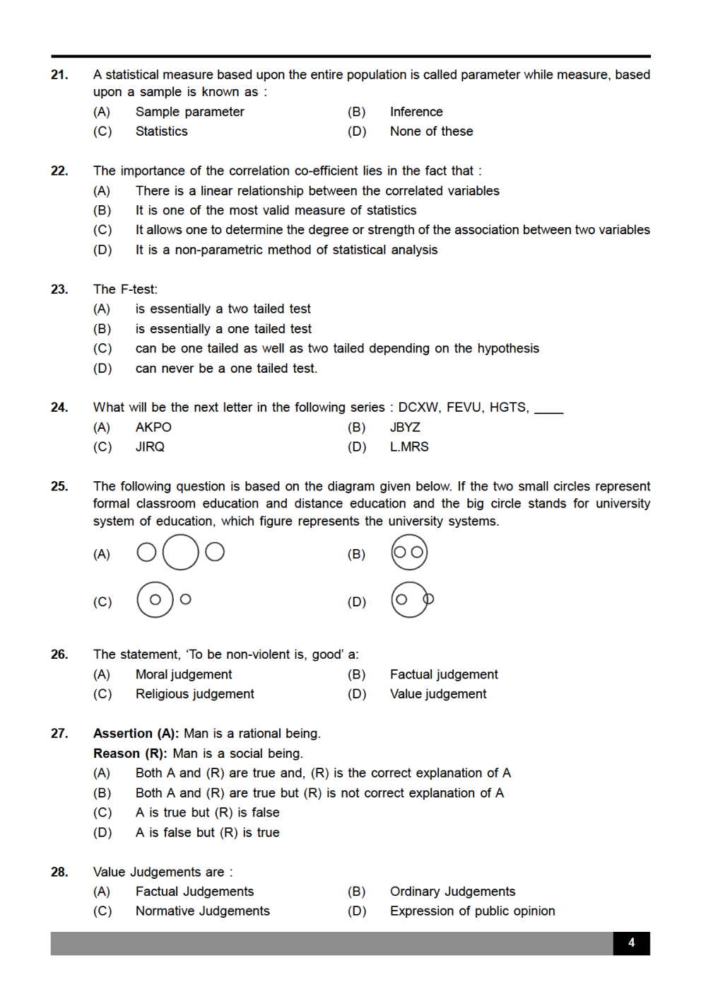 UGC NET Solved Model Question Paper And Theory Content For Computer Science and Applications - Page 5