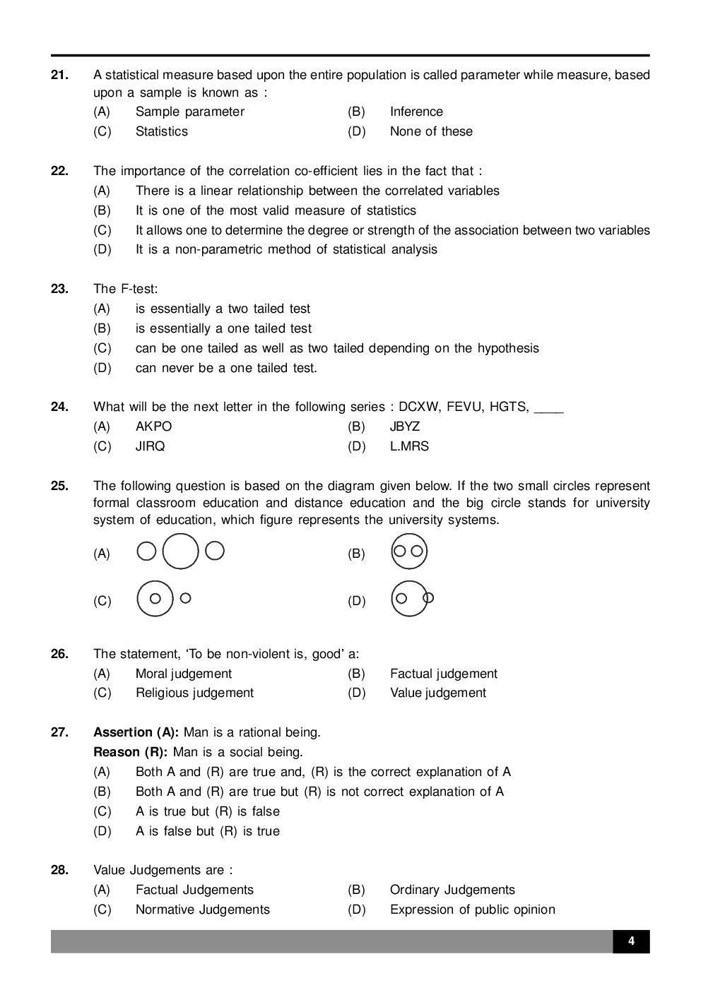 UGC NET Solved Model Question Paper And Theory Content For Library and Information Science - Page 5