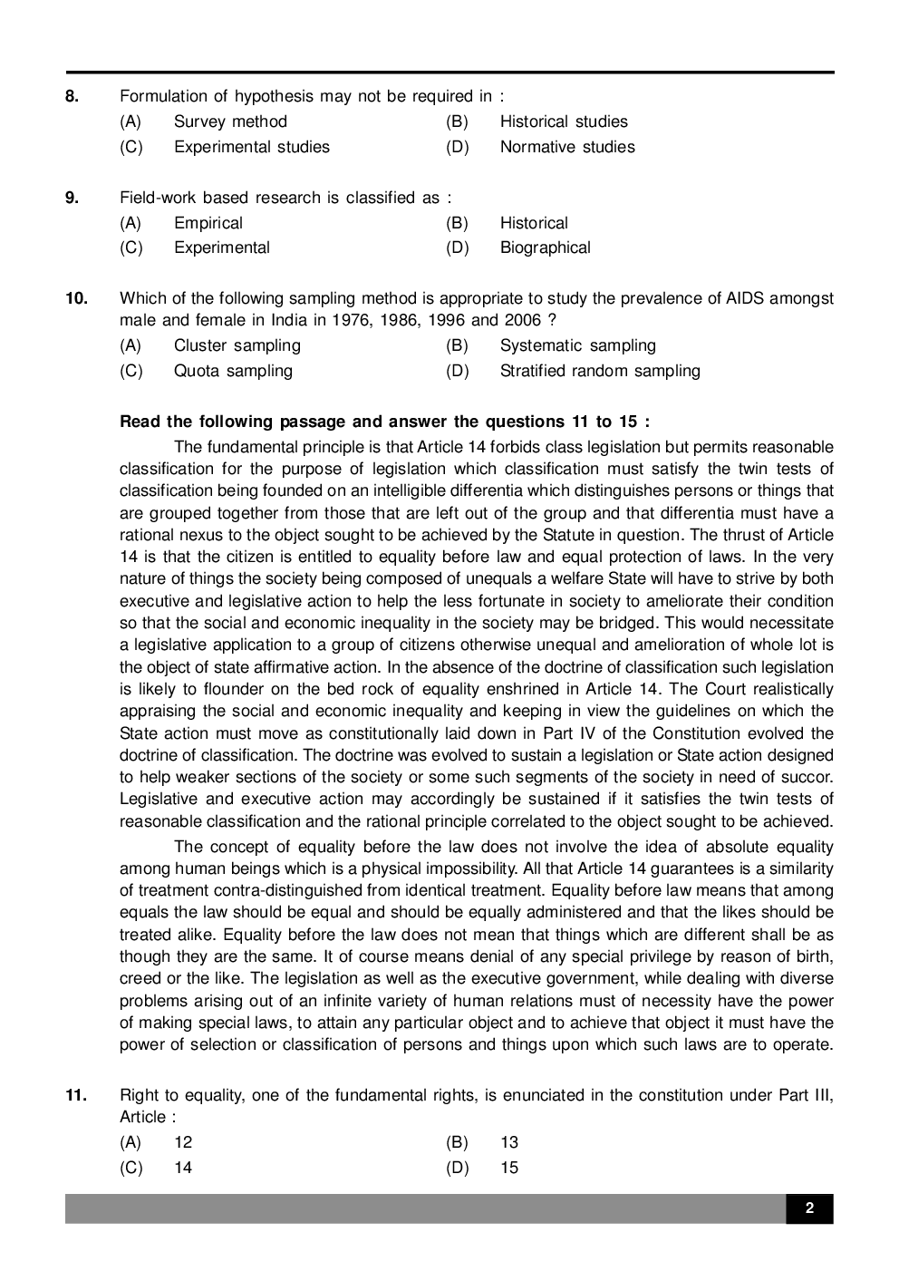 UGC NET Solved Model Question Paper And Theory Content For Management - Page 3