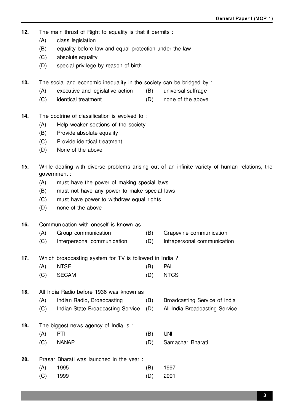 UGC NET Solved Model Question Paper And Theory Content For Political Science - Page 4