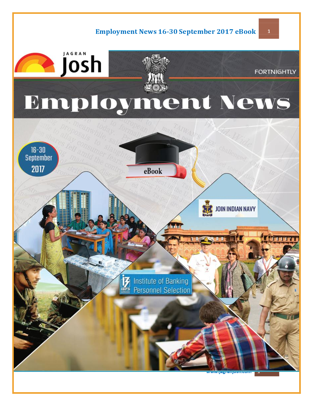 Employment News 16-30 September 2017 EBook - Page 2