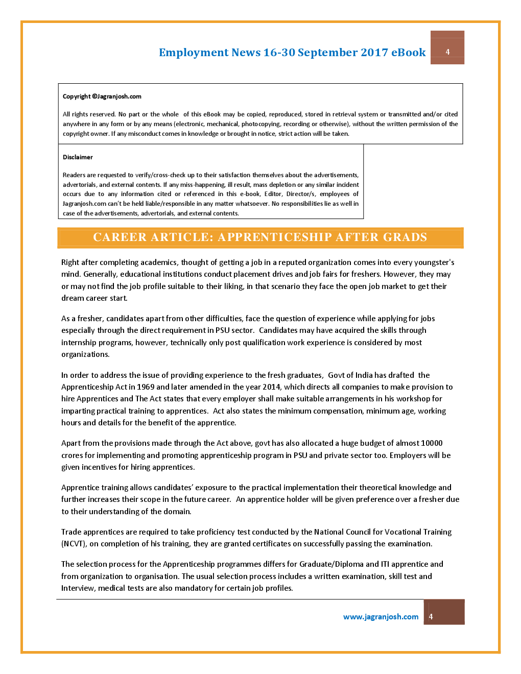 Employment News 16-30 September 2017 EBook - Page 5