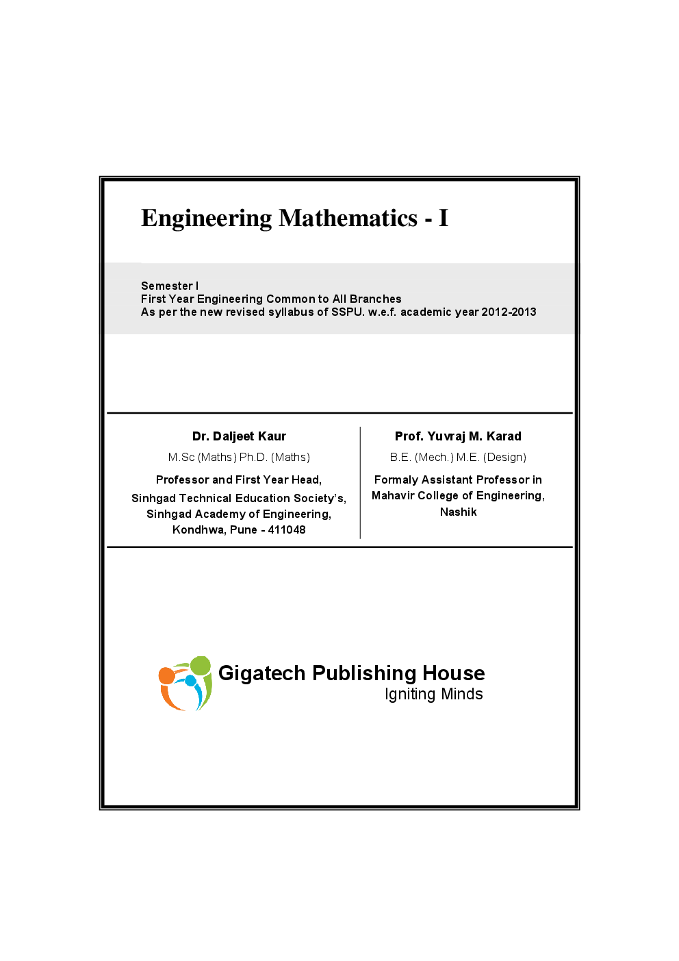 Engineering Mathematics-I Ist Semester (Common to all branches) - Page 2