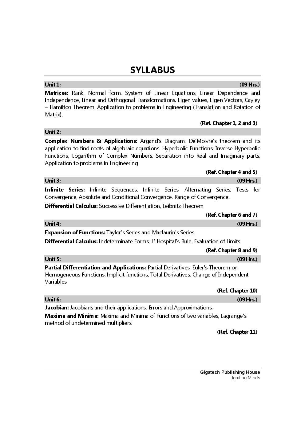 Engineering Mathematics-I Ist Semester (Common to all branches) - Page 5