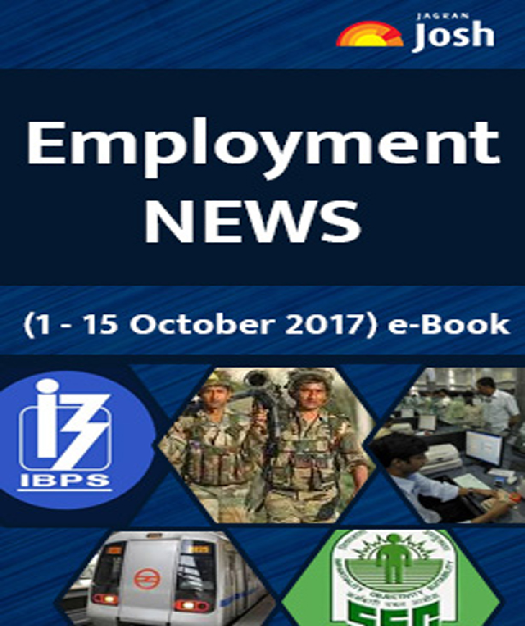 Employment News 1-15 October 2017 EBook - Page 1