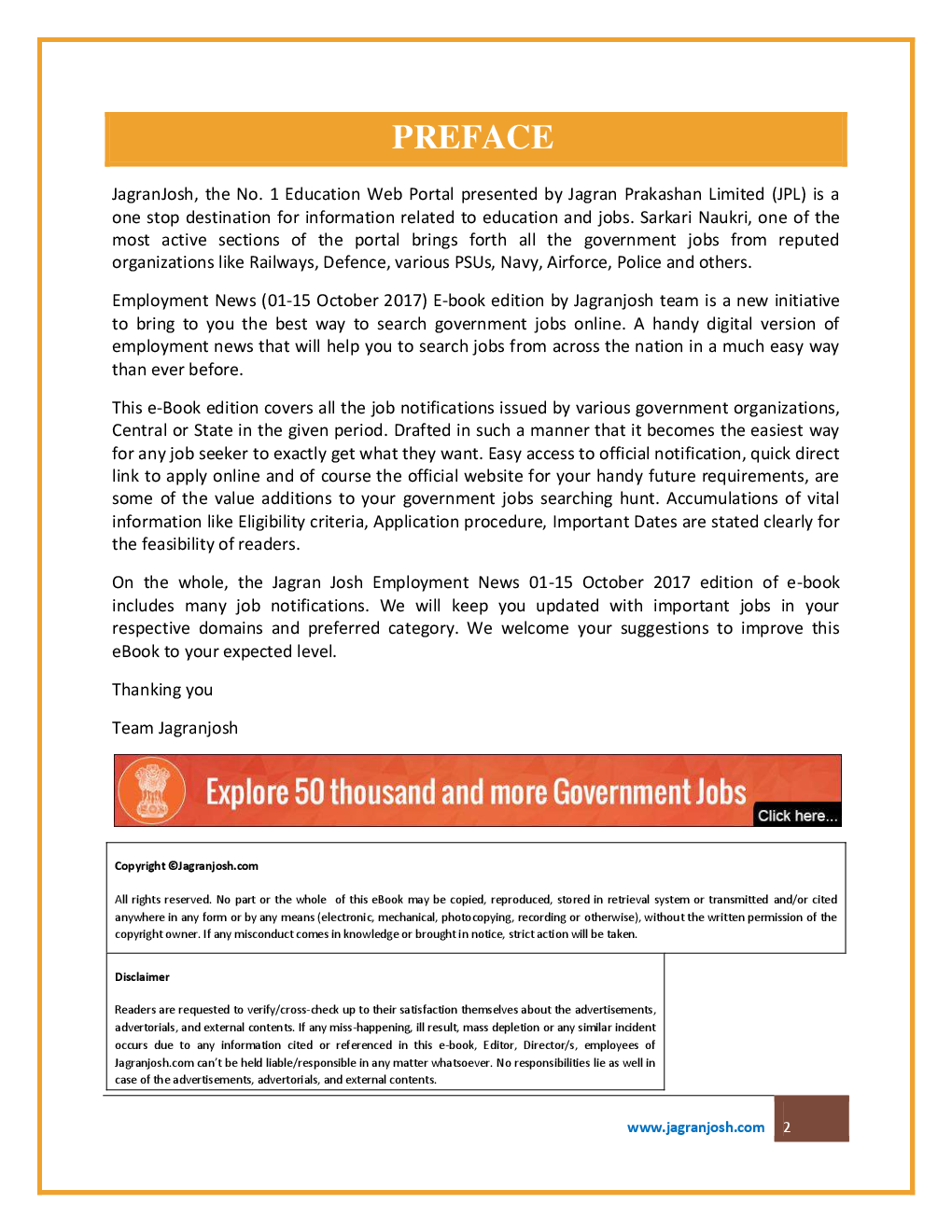 Employment News 1-15 October 2017 EBook - Page 4